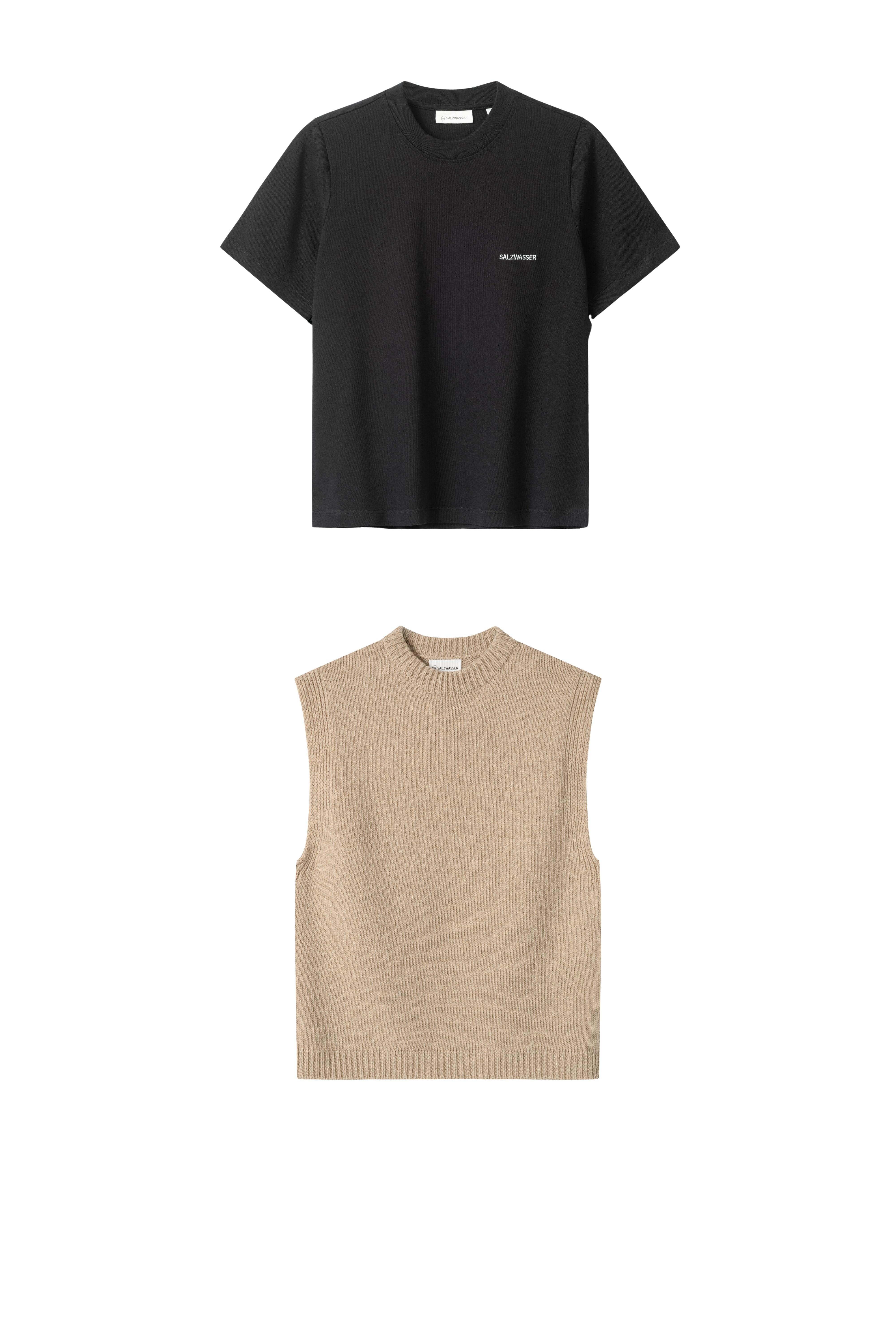 Woll-Pullunder Vesterbro + Heavy T-Shirt Jonna