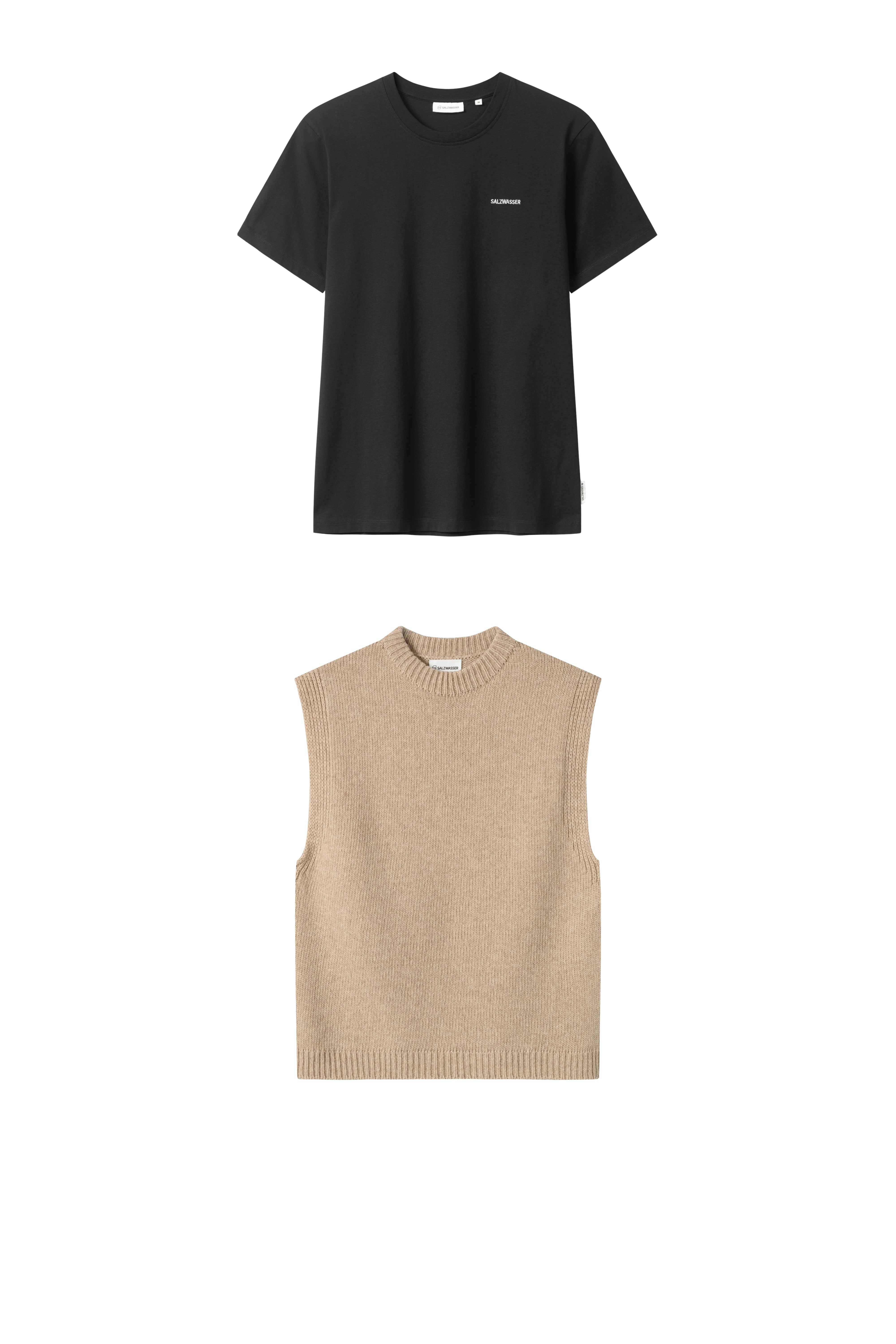 Woll-Pullunder Vesterbro + T-Shirt Jonte