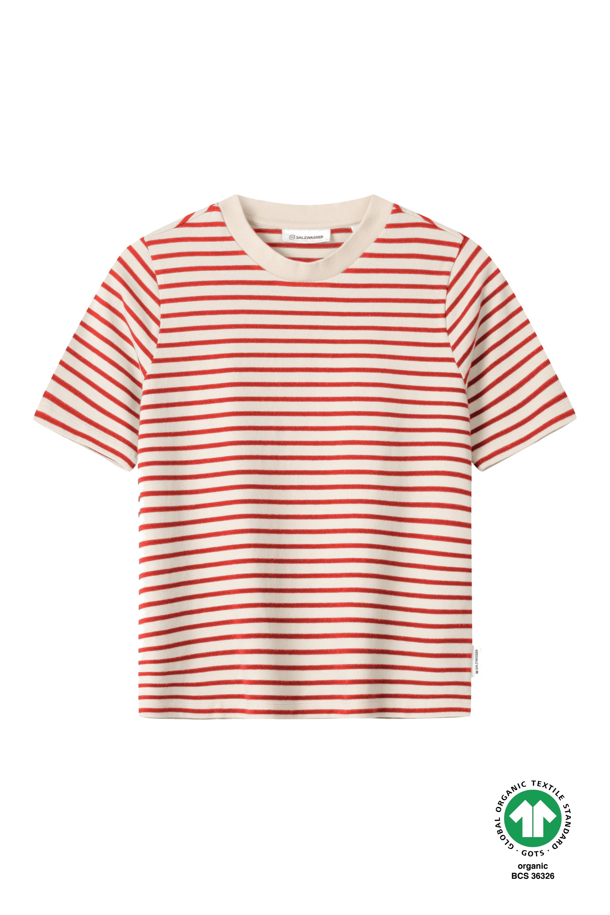 Heavy T-Shirt Jonna Red-Striped