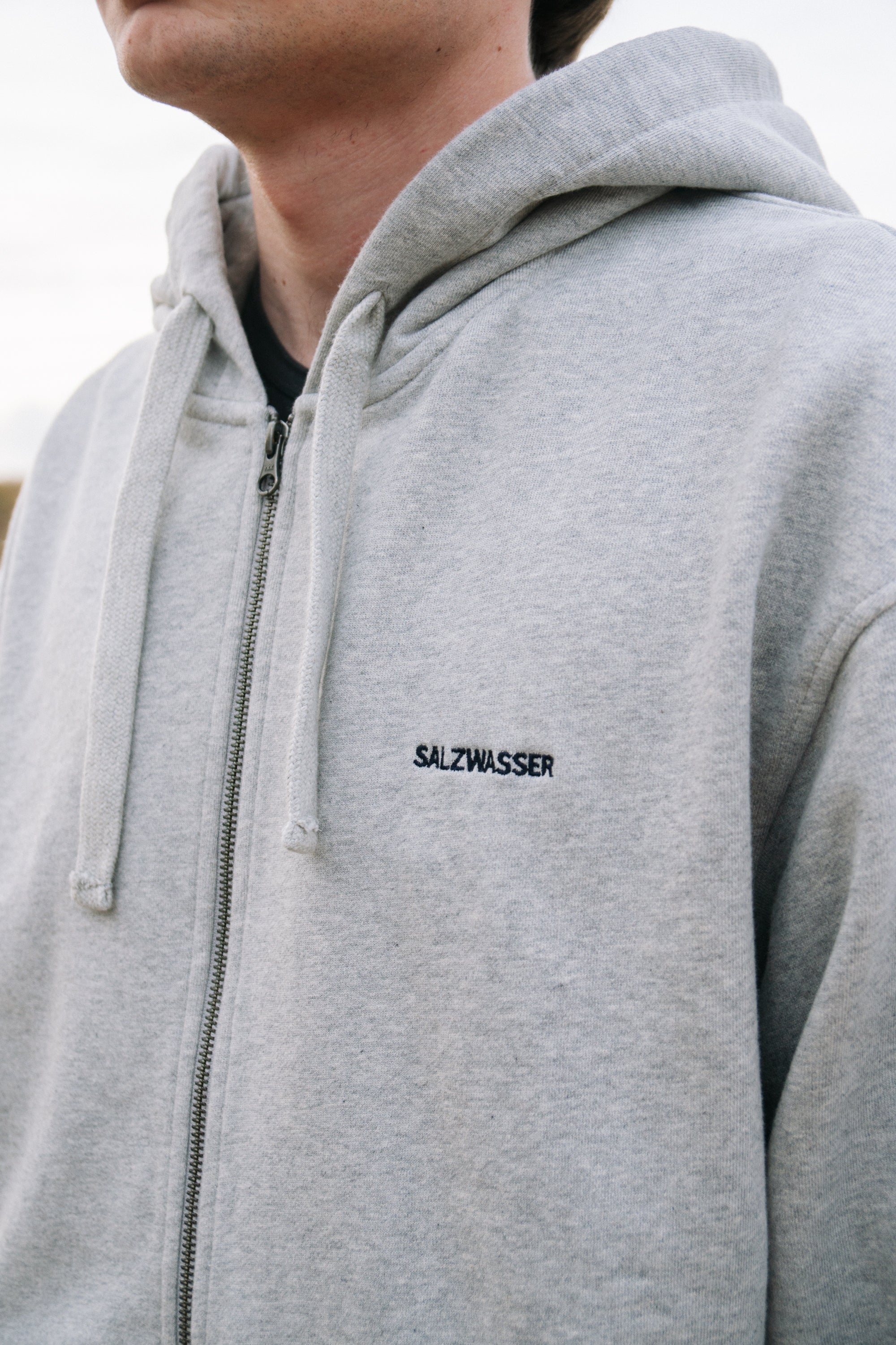 Zip Hoodie aus mit Reißverschluss von SALZWASSER