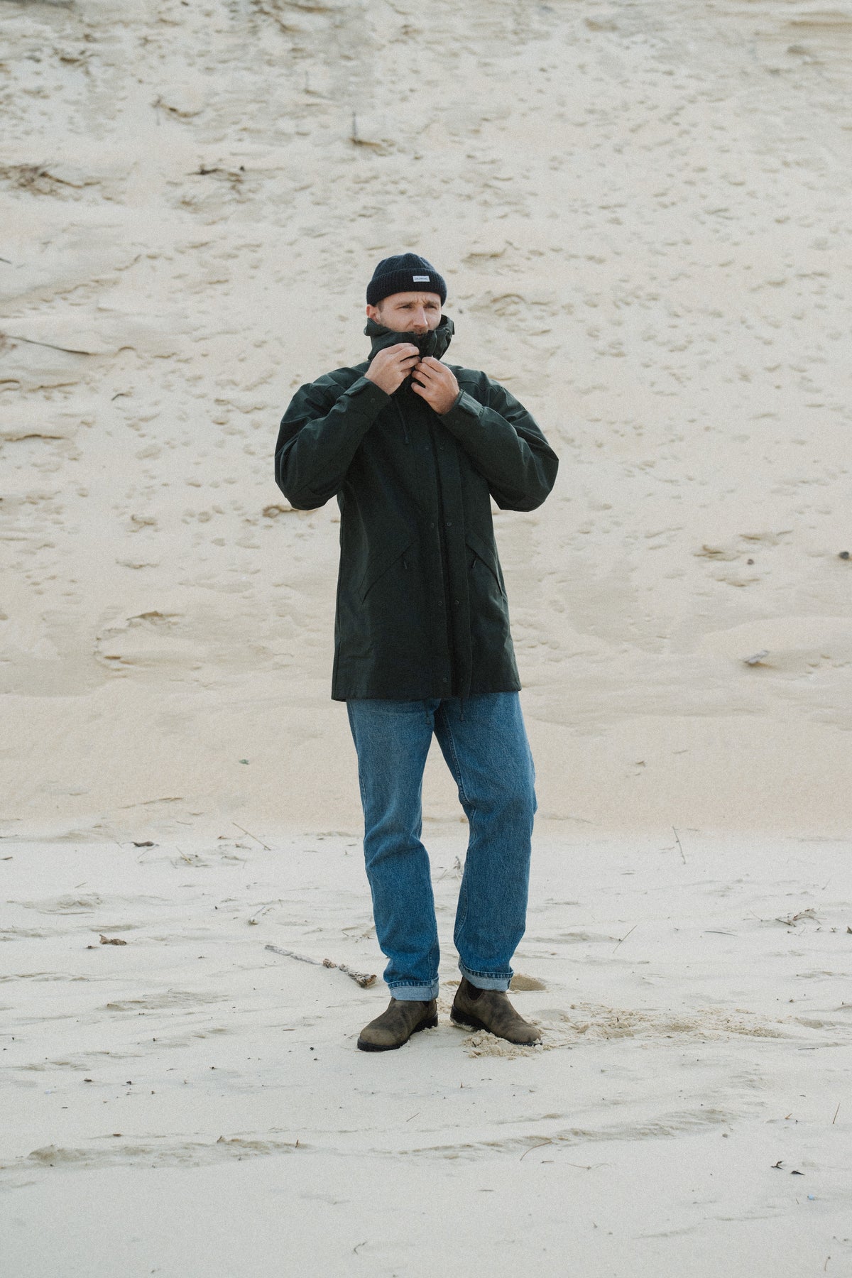 Parka Dunkelgrün