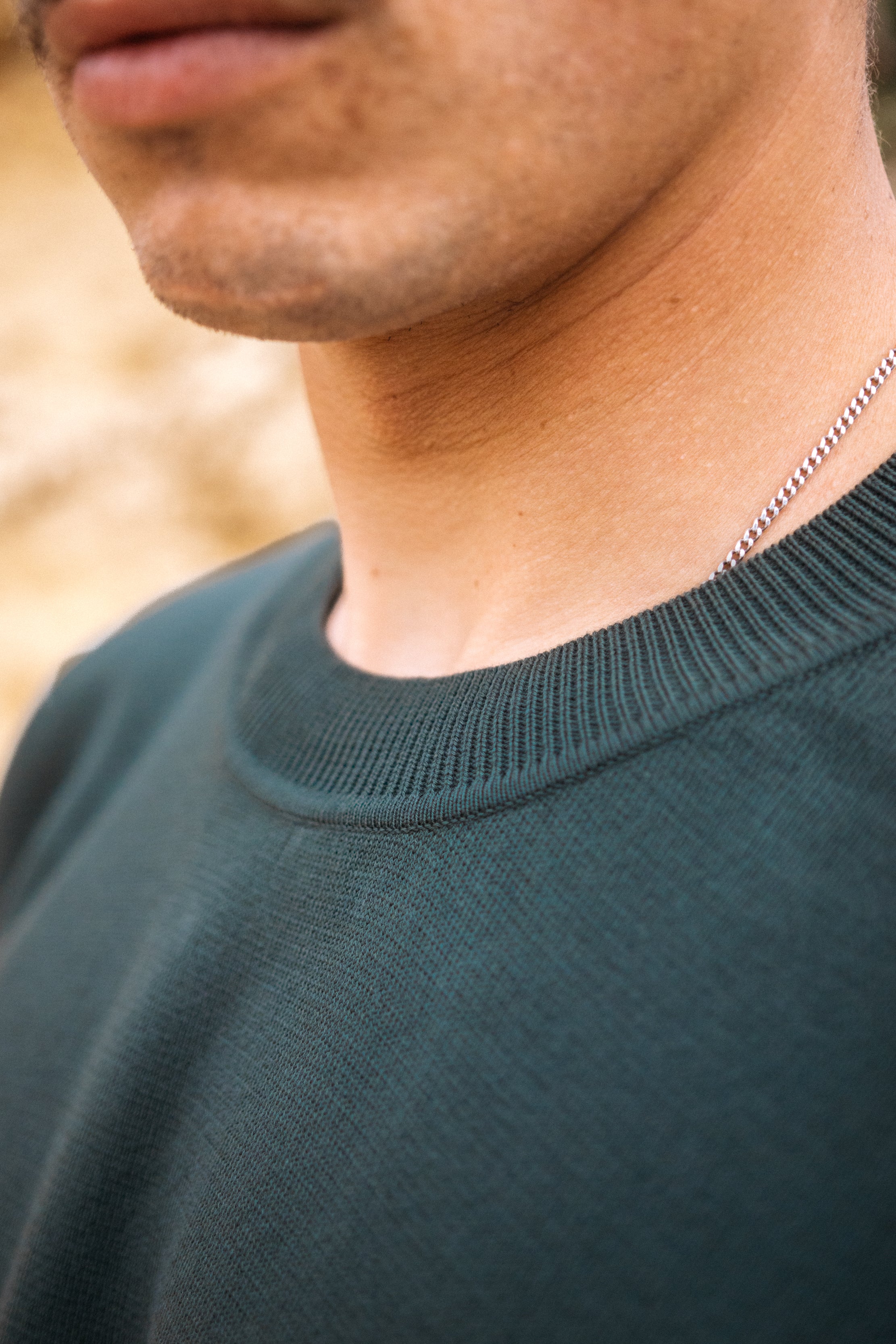 Nachhaltiger Strickpullover mit hochwertigen Details