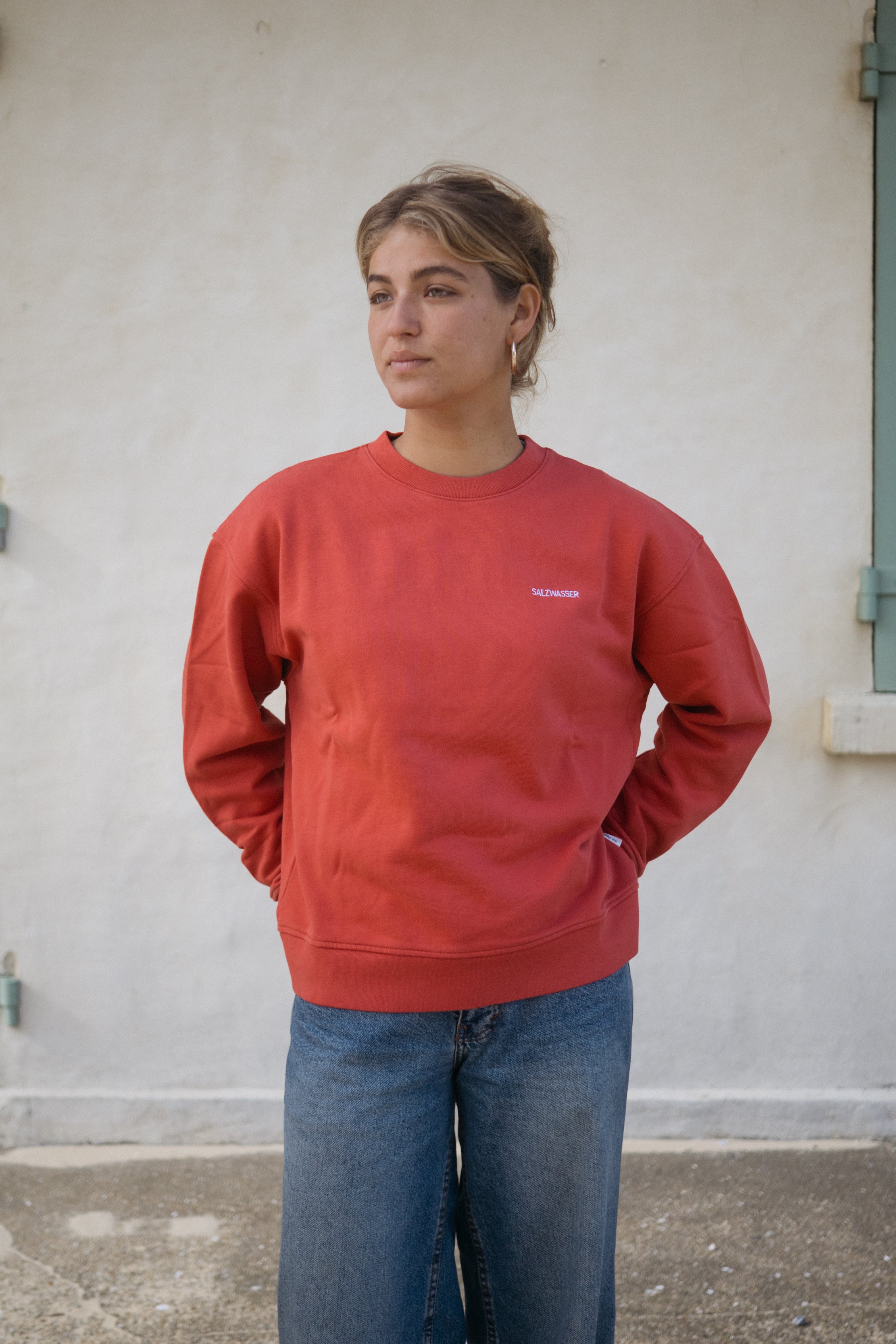 Crewneck red online