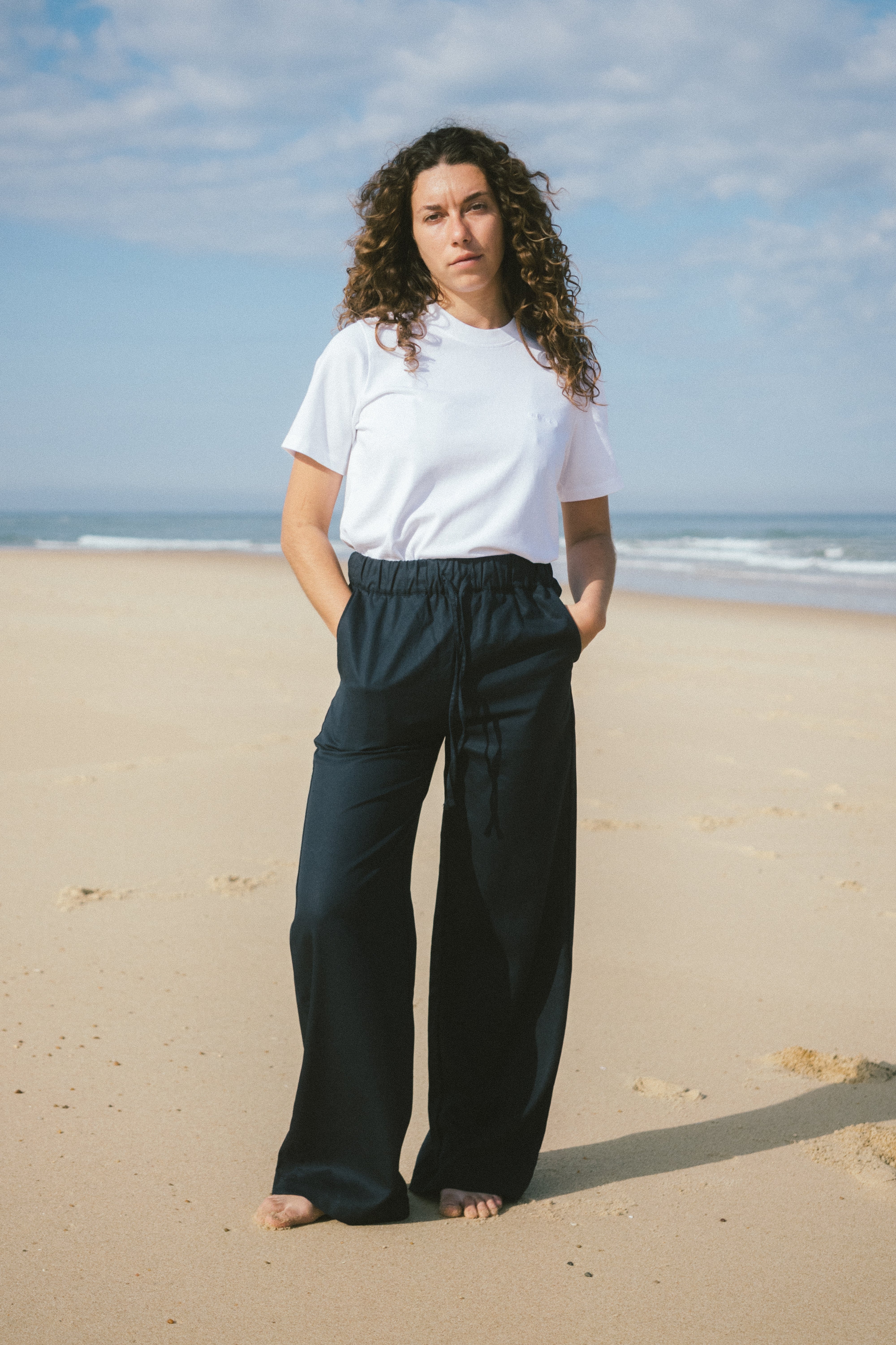 Damen Leinen Hose nachhaltig von SALZWASSER