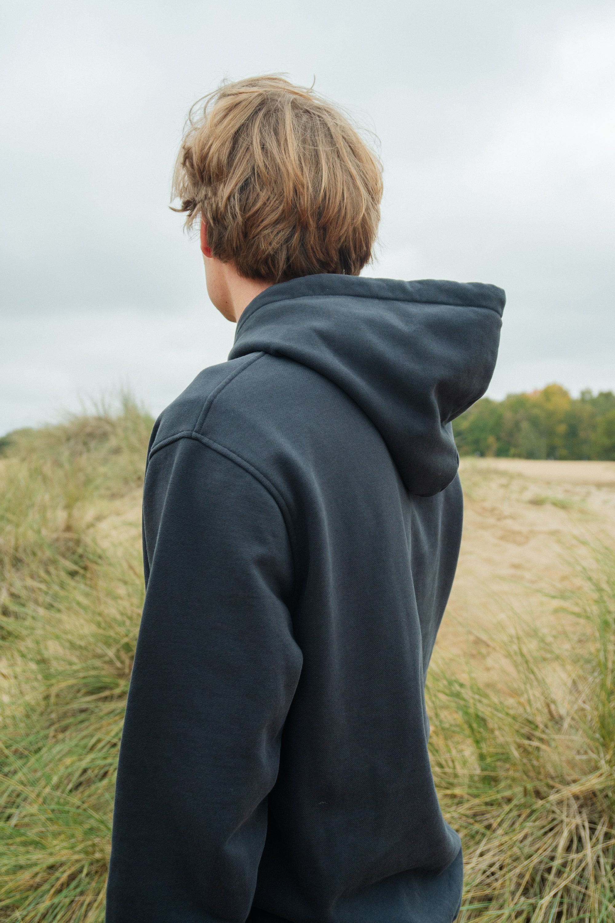 Hoodie mit großer Kapuze von SALZWASSER