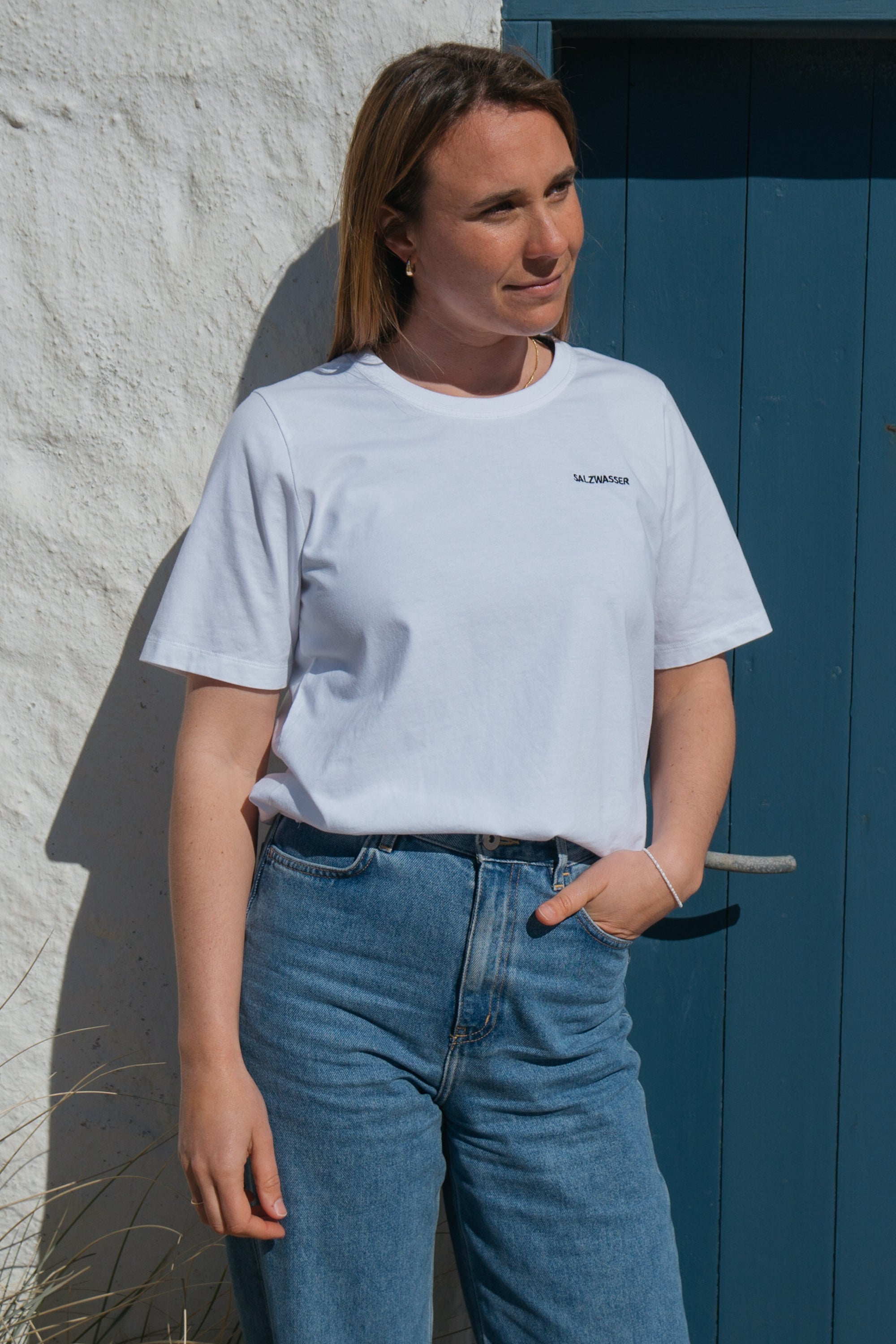 auffallendes T-Shirt in Weiß bei SALZWASSER zu kaufen