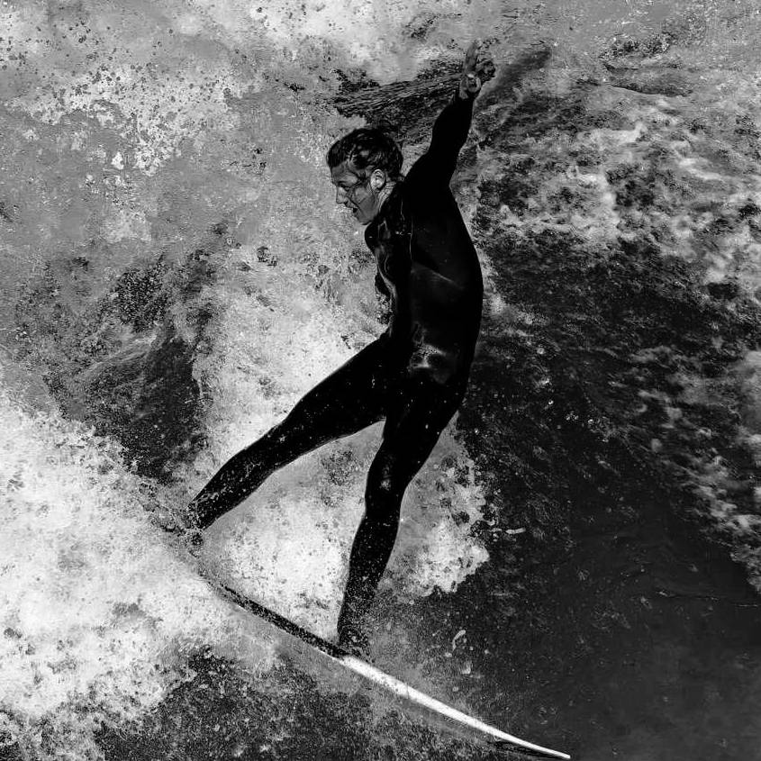 l'eau glacèe - Eisbach München