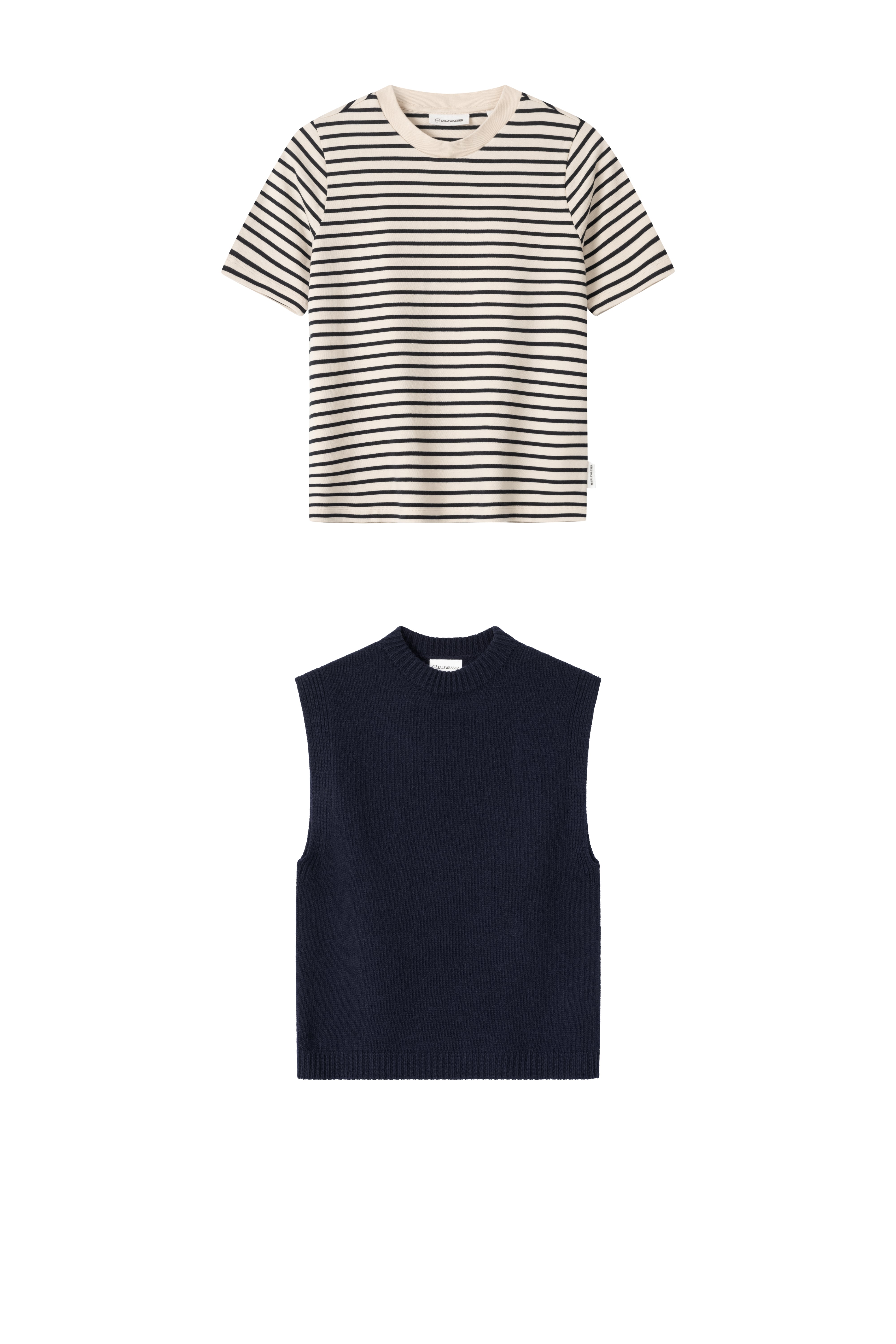 Woll-Pullunder Vesterbro + Heavy T-Shirt Jonna