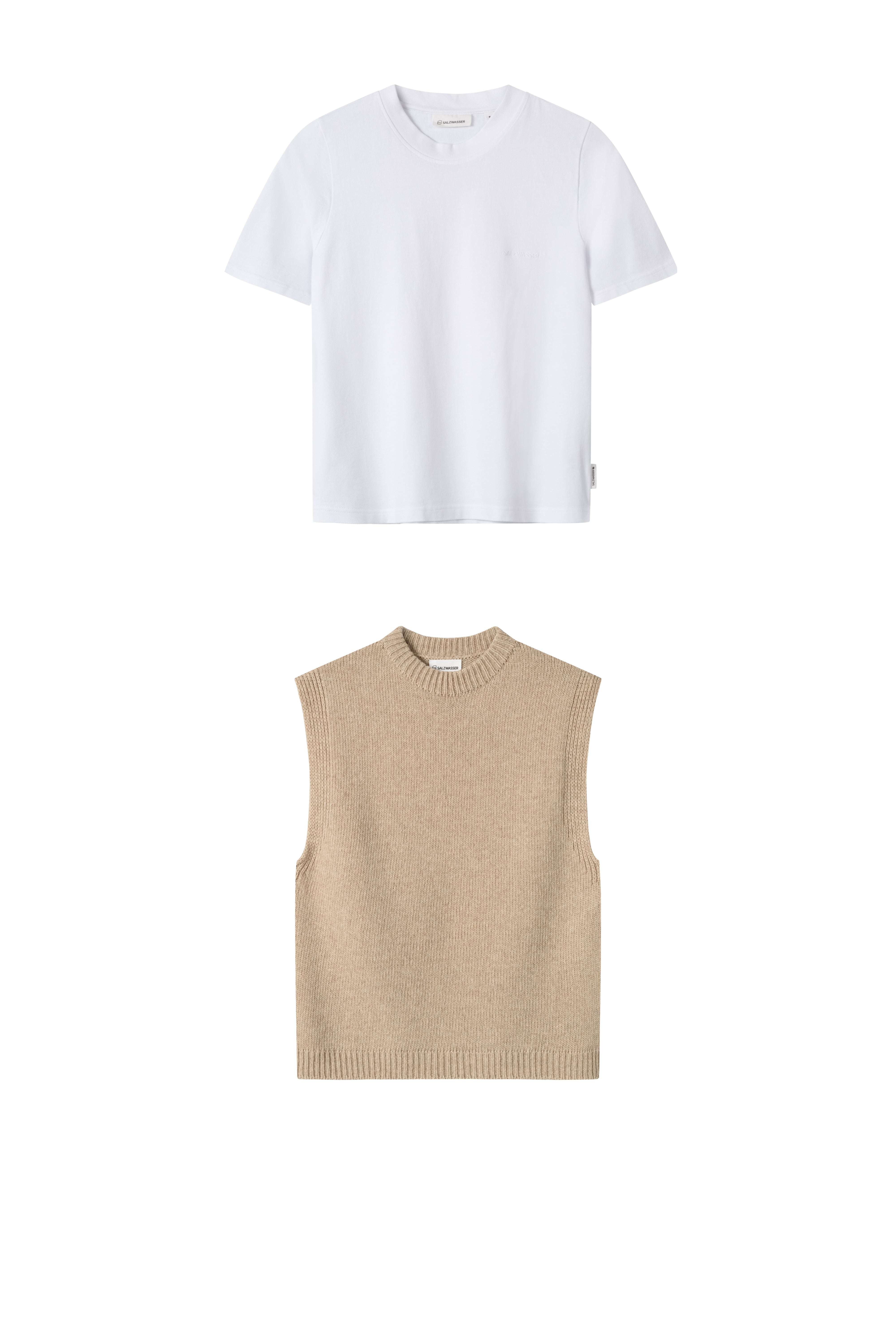Woll-Pullunder Vesterbro + Heavy T-Shirt Jonna