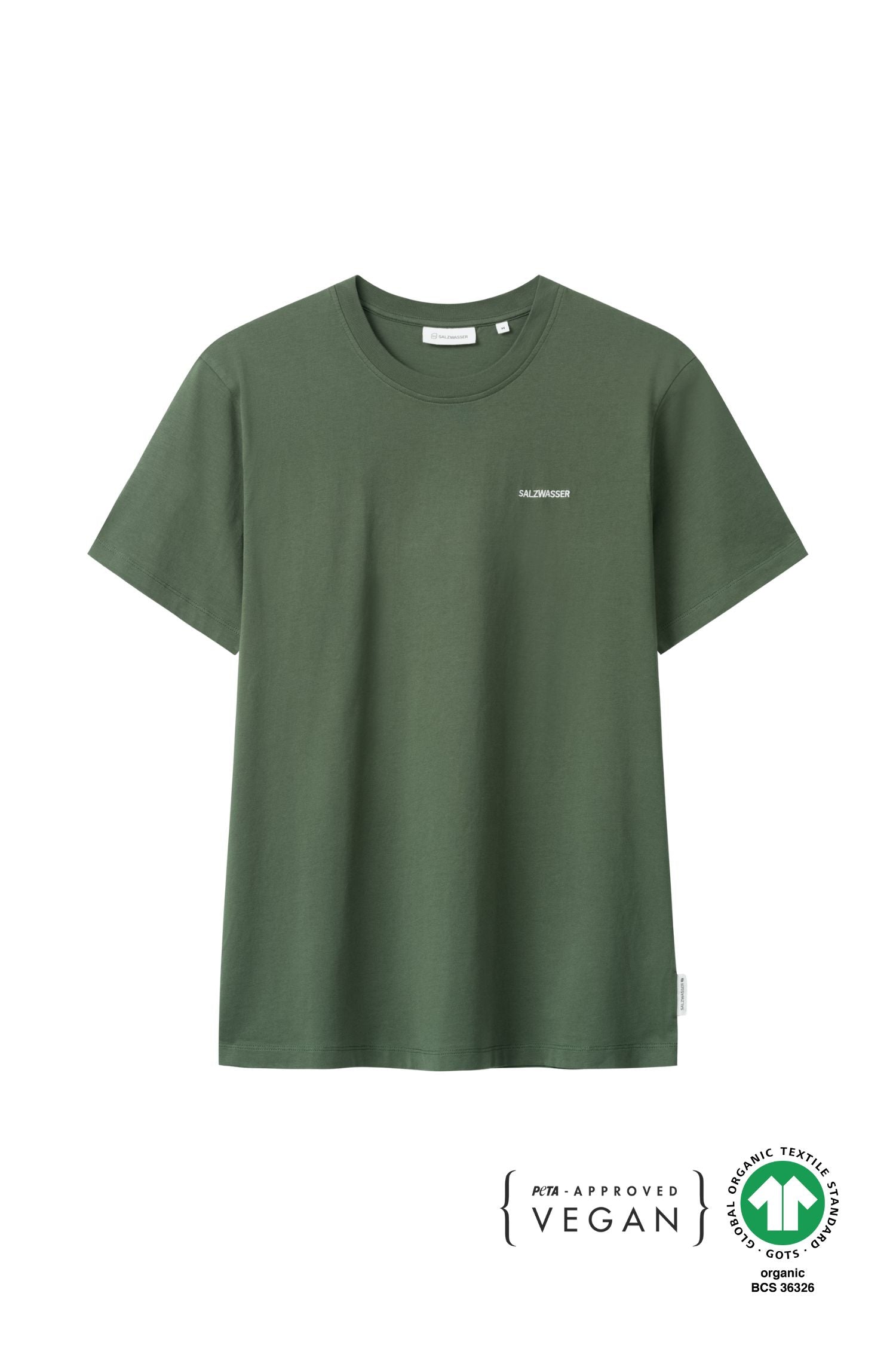 Unisex SALZWASSER T-Shirt in Oliv _men _women