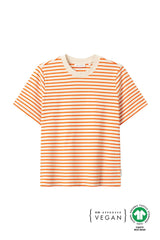 Frauen T-Shirt in Orange-Gestreift von SALZWASSER _women