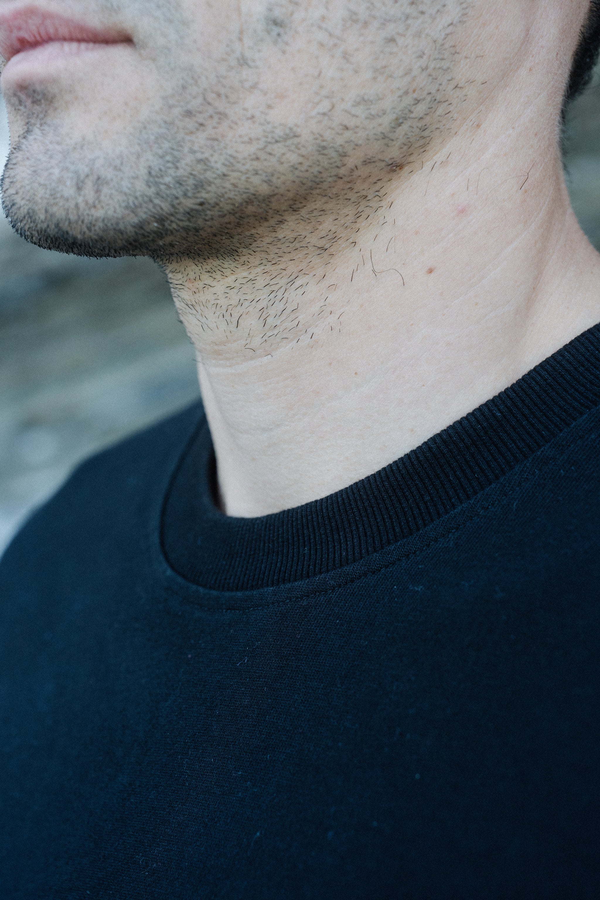Heavy Cotton T-Shirt in Schwarz von SALZWASSER aus Europa