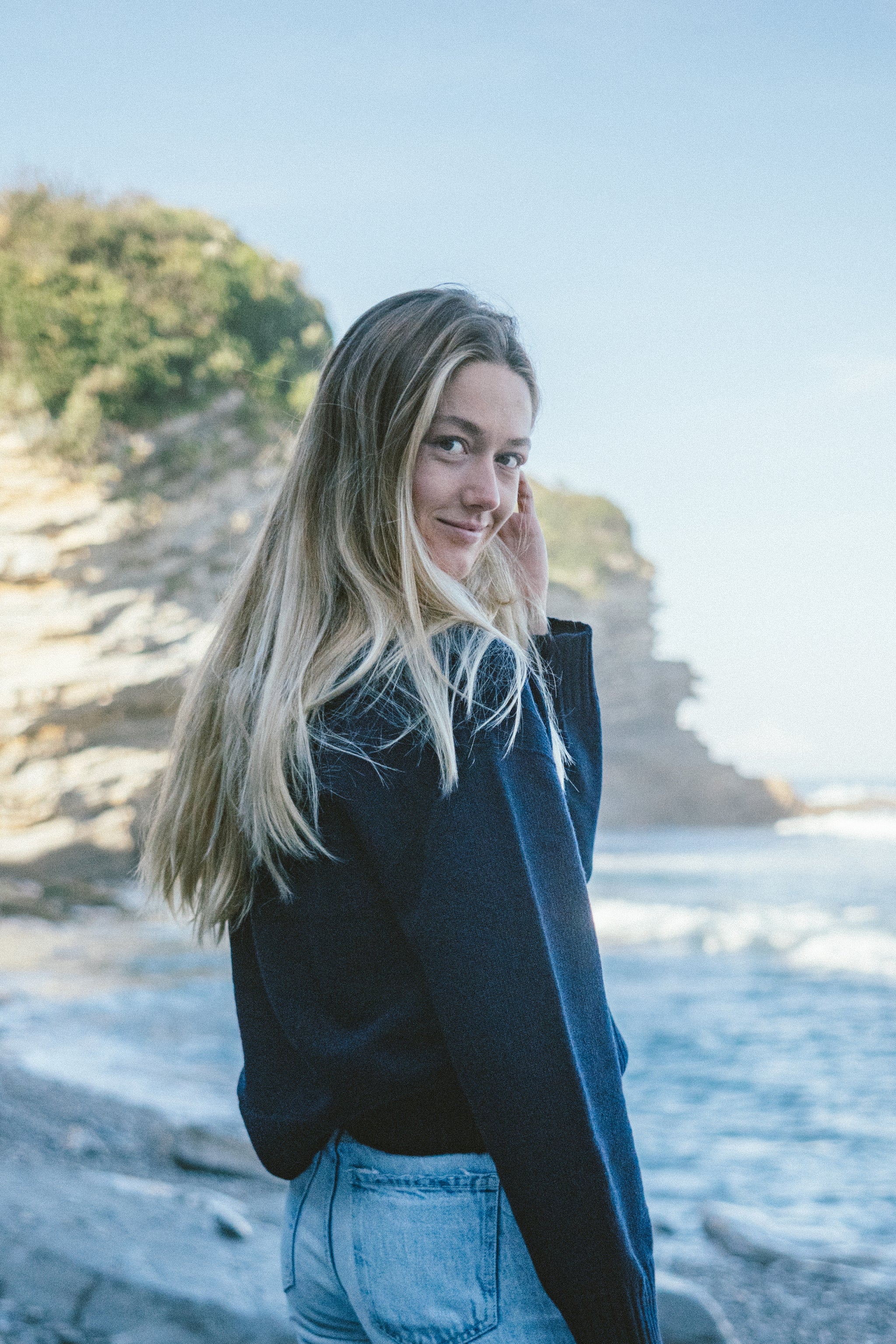 Wollpullover Vale Dunkelblau