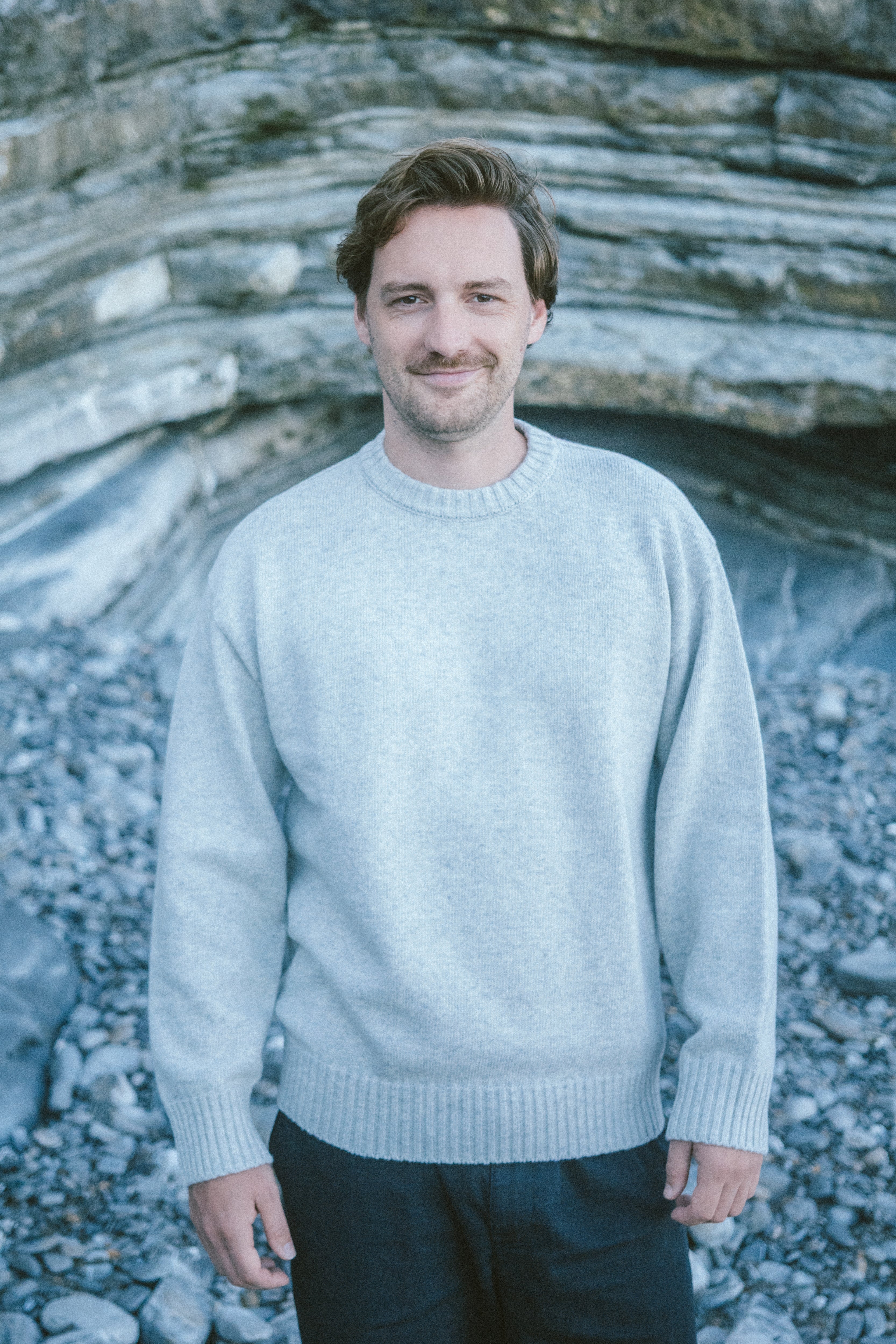 Wollpullover Toni Grau-meliert