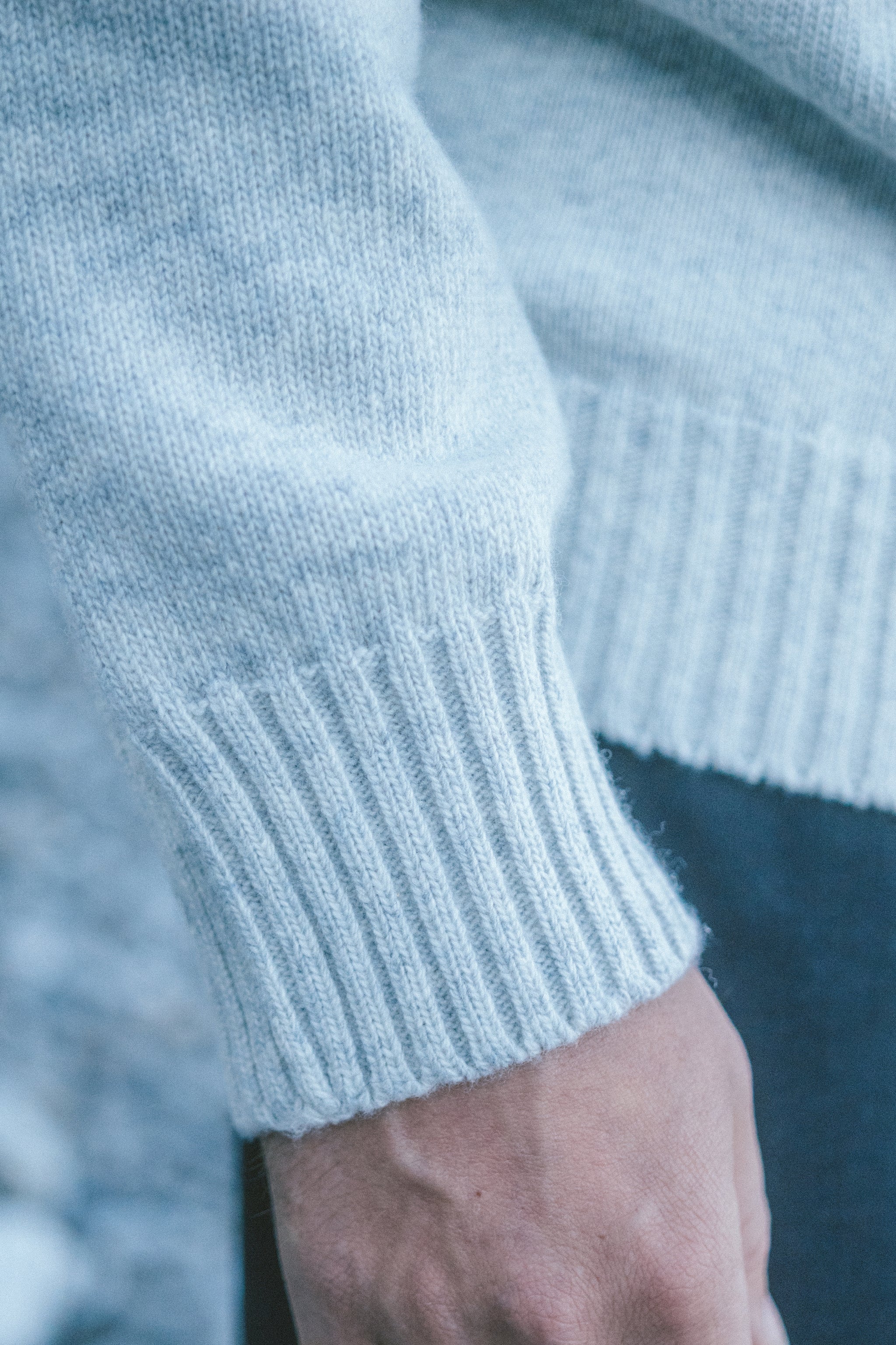 Wollpullover Toni Grau-meliert