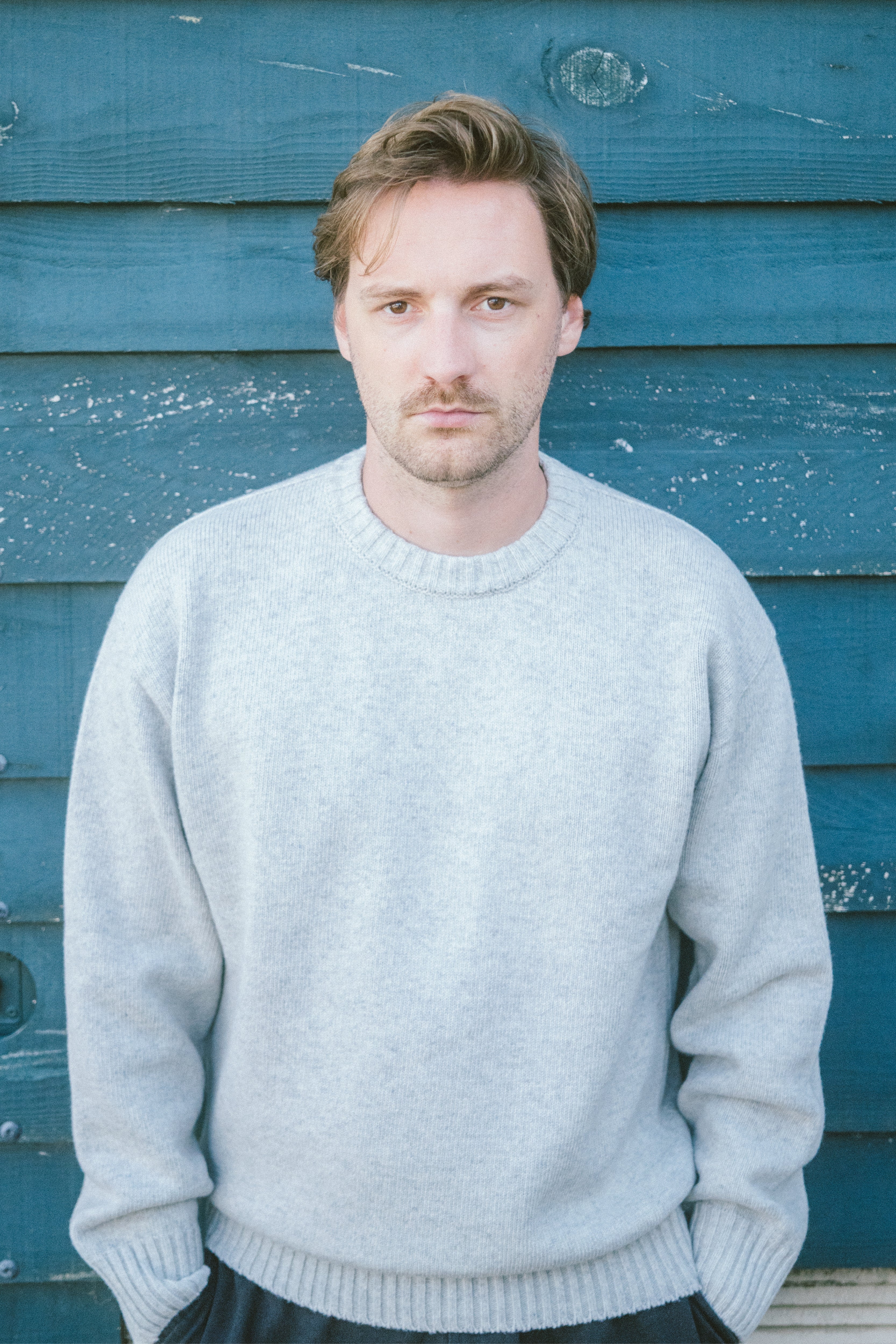 Wollpullover Toni Grau-meliert