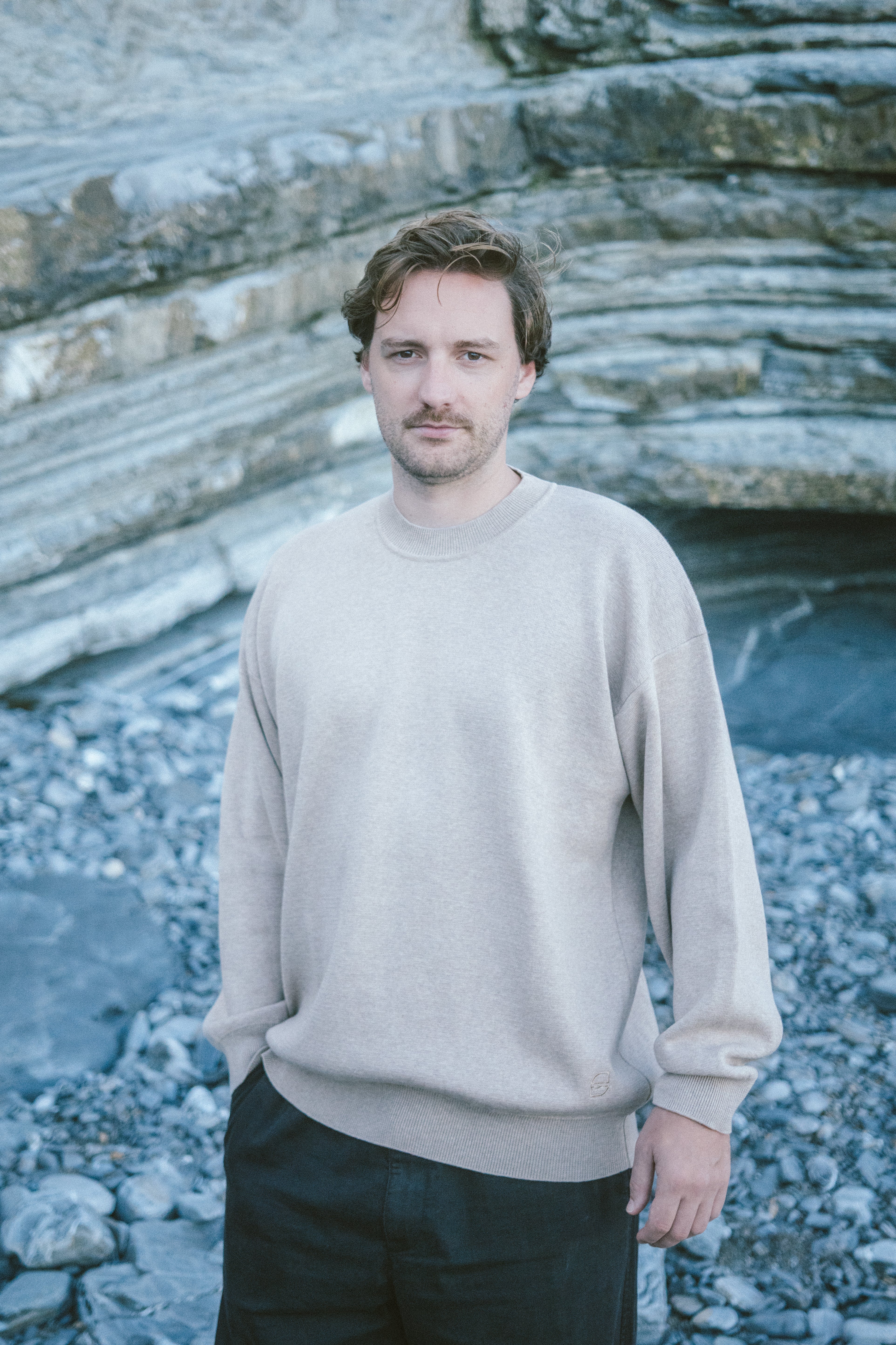 Full Milano Strickpullover Luca Beige