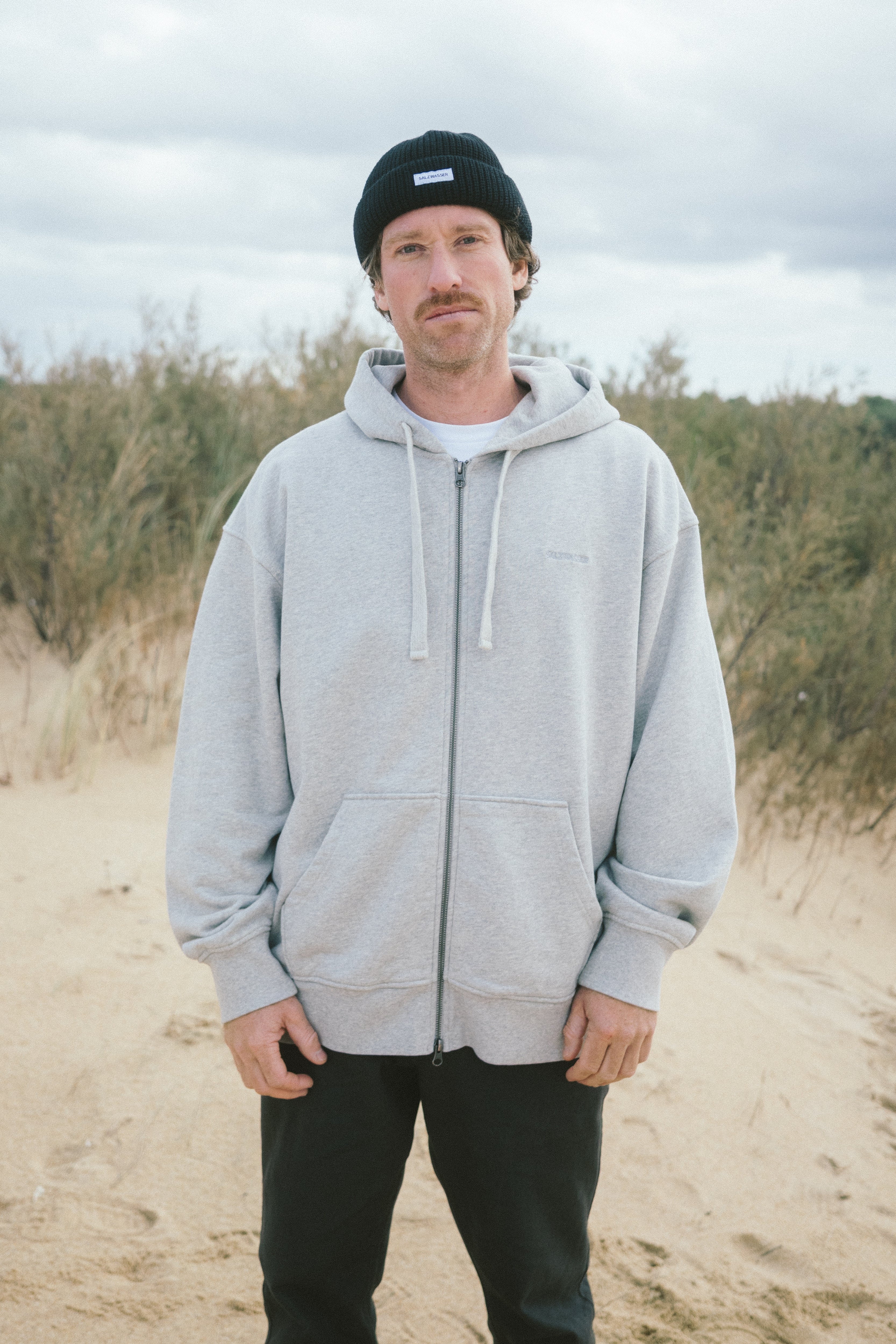 Zip-Hoodie Thy Hellgrau