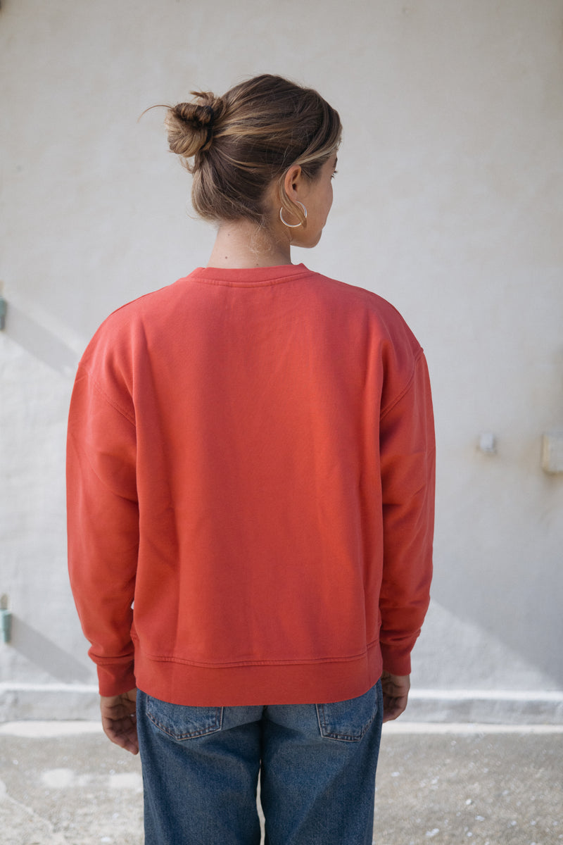 Roter Oversized Crewneck Sweater von SALZWASSER