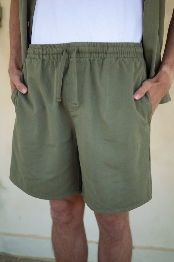 Walkshorts Ria Olivgrün
