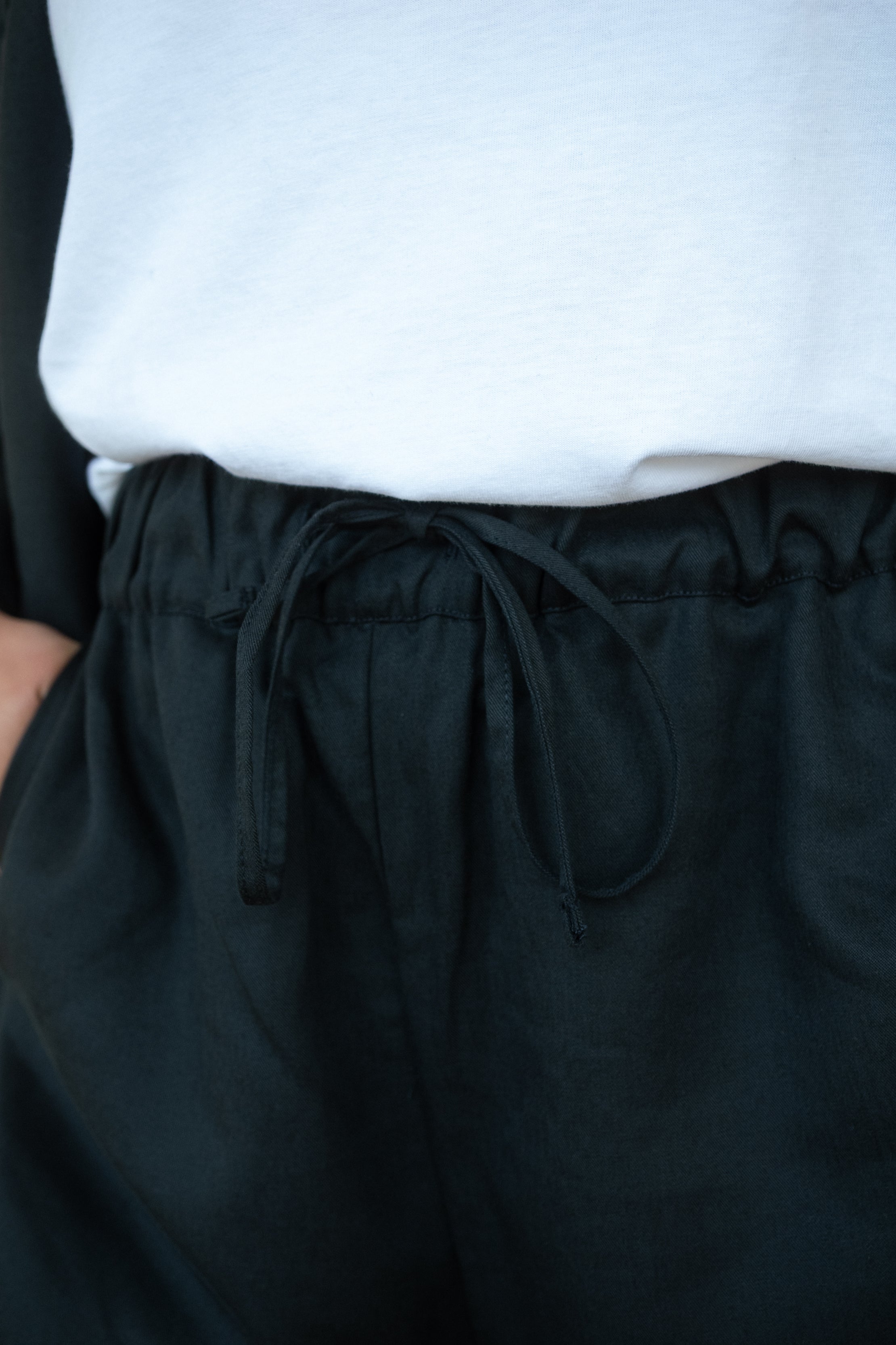 Leinen-Mix Longpants Alba Dunkelblau