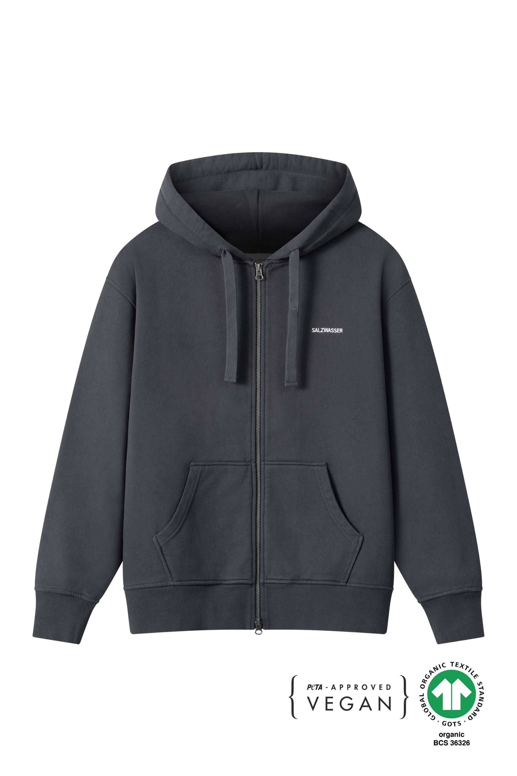 Damen Sweatjacke Graue Sweatjacke Oversized Zip Hoodie Sweatjacken