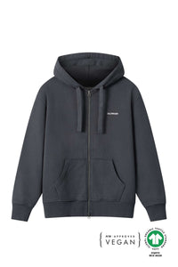 Zip-Hoodie Thy Graublau