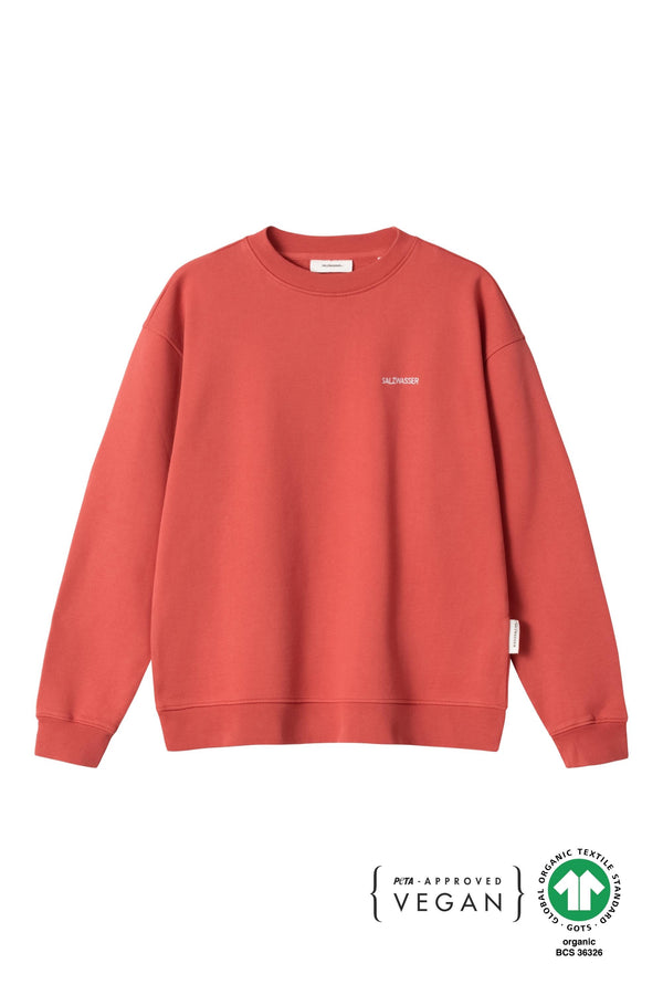 Sweater Fonte Korallenrot - SALZWASSER - Nachhaltige Kleidung _women