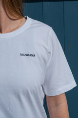 fair produziertes SALZWASSER T-Shirt in Weiß für Damen