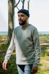 Graues SALZWASSER Longsleeve im Gespensterwald